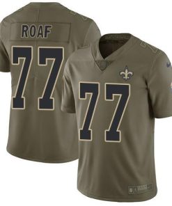 Nike New Orleans Saints #77 Willie Roaf Olive Stitched NFL Limited 2017 Salute To Service Jersey