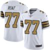 Nike New Orleans Saints #77 Willie Roaf White Stitched NFL Limited Rush Jersey