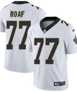 Nike New Orleans Saints #77 Willie Roaf White Stitched NFL Vapor Untouchable Limited Jersey