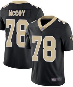 Nike New Orleans Saints #78 Erik McCoy Black Team Color Stitched NFL Vapor Untouchable Limited Jersey