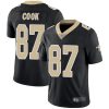 Nike New Orleans Saints #87 Jared Cook Black Team Color Stitched NFL Vapor Untouchable Limited Jersey