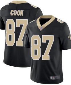 Nike New Orleans Saints #87 Jared Cook Black Team Color Stitched NFL Vapor Untouchable Limited Jersey