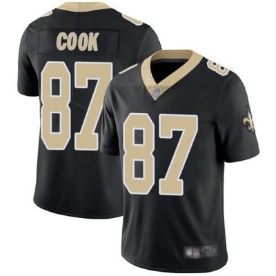 Nike New Orleans Saints #87 Jared Cook Black Team Color Stitched NFL Vapor Untouchable Limited Jersey