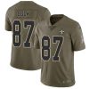 Nike New Orleans Saints #87 Jared Cook Olive Stitched NFL Limited 2017 Salute To Service Jersey