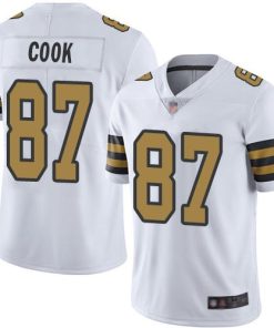 Nike New Orleans Saints #87 Jared Cook White Stitched NFL Limited Rush Jersey
