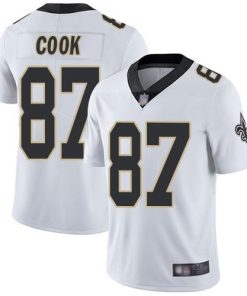 Nike New Orleans Saints #87 Jared Cook White Stitched NFL Vapor Untouchable Limited Jersey