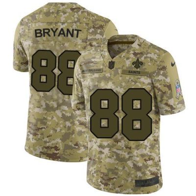 Nike New Orleans Saints #88 Dez Bryant Camo Stitched NFL Limited 2018 Salute To Service Jersey