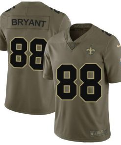 Nike New Orleans Saints #88 Dez Bryant Olive Stitched NFL Limited 2017 Salute To Service Jersey