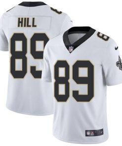 Nike New Orleans Saints #89 Josh Hill White Stitched NFL Vapor Untouchable Limited Jersey