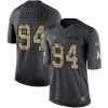 Nike New Orleans Saints #94 Cameron Jordan Black Stitched NFL Limited 2016 Salute To Service Jersey