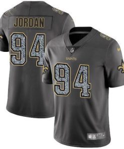 Nike New Orleans Saints #94 Cameron Jordan Gray Static Stitched NFL Vapor Untouchable Limited Jersey