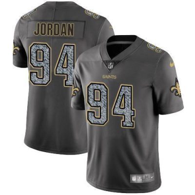 Nike New Orleans Saints #94 Cameron Jordan Gray Static Stitched NFL Vapor Untouchable Limited Jersey