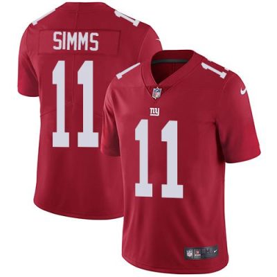 Nike New York Giants #11 Phil Simms Red Alternate Men's Stitched NFL Vapor Untouchable Limited Jersey Men's