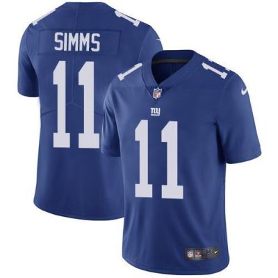 Nike New York Giants #11 Phil Simms Royal Blue Team Color Men's Stitched NFL Vapor Untouchable Limited Jersey Men's