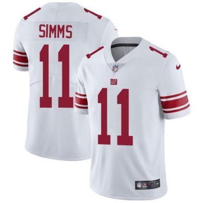Nike New York Giants #11 Phil Simms White Men's Stitched NFL Vapor Untouchable Limited Jersey Men's