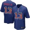 Nike New York Giants #13 Odell Beckham Jr Royal Blue Team Color Men's Stitched NFL Limited Strobe Jersey Men's