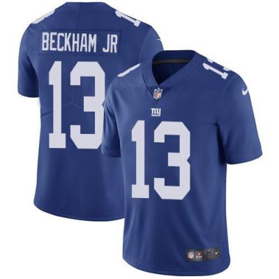 Nike New York Giants #13 Odell Beckham Jr Royal Blue Team Color Men's Stitched NFL Vapor Untouchable Limited Jersey Men's