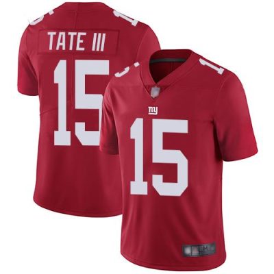 Nike New York Giants #15 Golden Tate III Red Alternate Men's Stitched NFL Vapor Untouchable Limited Jersey Men's
