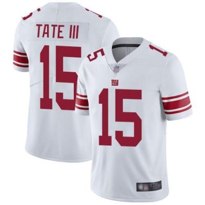 Nike New York Giants #15 Golden Tate III White Men's Stitched NFL Vapor Untouchable Limited Jersey Men's