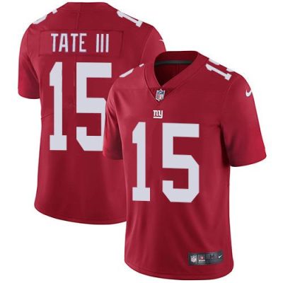 Nike New York Giants #15 Golden Tate Red Alternate Men's Stitched NFL Vapor Untouchable Limited Jersey Men's