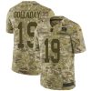 Nike New York Giants #19 Kenny Golladay Camo Men's Stitched NFL Limited 2018 Salute To Service Jersey Men's