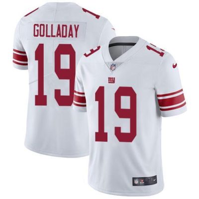 Nike New York Giants #19 Kenny Golladay White Men's Stitched NFL Vapor Untouchable Limited Jersey Men's