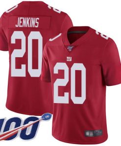 Nike New York Giants #20 Janoris Jenkins Red Alternate Men's Stitched NFL 100th Season Vapor Limited Jersey Men's