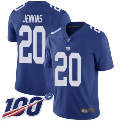 Nike New York Giants #20 Janoris Jenkins Royal Blue Team Color Men's Stitched NFL 100th Season Vapor Limited Jersey Men's