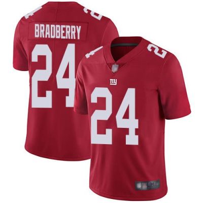 Nike New York Giants #24 James Bradberry Red Men's Stitched NFL Limited Inverted Legend Jersey Men's
