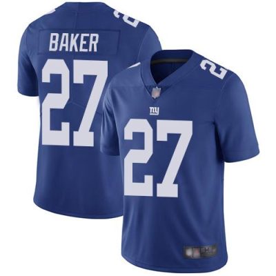 Nike New York Giants #27 Deandre Baker Royal Blue Team Color Men's Stitched NFL Vapor Untouchable Limited Jersey Men's