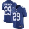 Nike New York Giants #29 Xavier McKinney Royal Blue Team Color Men's Stitched NFL Vapor Untouchable Limited Jersey Men's