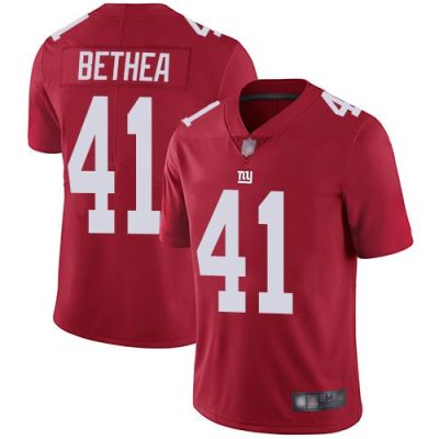 Nike New York Giants #41 Antoine Bethea Red Alternate Men's Stitched NFL Vapor Untouchable Limited Jersey Men's
