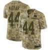 Nike New York Giants #44 Doug Kotar Camo Men's Stitched NFL Limited 2018 Salute To Service Jersey Men's