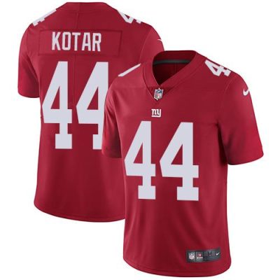 Nike New York Giants #44 Doug Kotar Red Alternate Men's Stitched NFL Vapor Untouchable Limited Jersey Men's