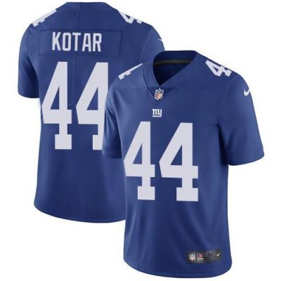 Nike New York Giants #44 Doug Kotar Royal Blue Team Color Men's Stitched NFL Vapor Untouchable Limited Jersey Men's