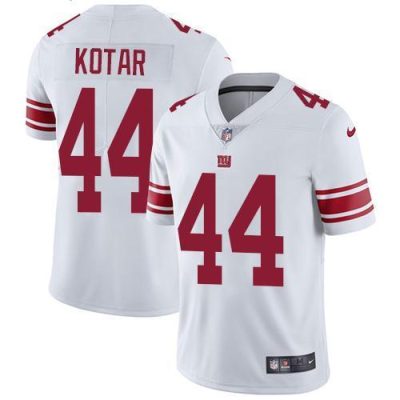 Nike New York Giants #44 Doug Kotar White Men's Stitched NFL Vapor Untouchable Limited Jersey Men's