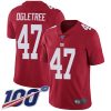 Nike New York Giants #47 Alec Ogletree Red Alternate Men's Stitched NFL 100th Season Vapor Limited Jersey Men's