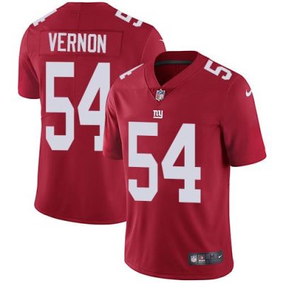 Nike New York Giants #54 Olivier Vernon Red Alternate Men's Stitched NFL Vapor Untouchable Limited Jersey Men's