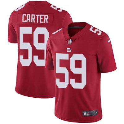 Nike New York Giants #59 Lorenzo Carter Red Alternate Men's Stitched NFL Vapor Untouchable Limited Jersey Men's