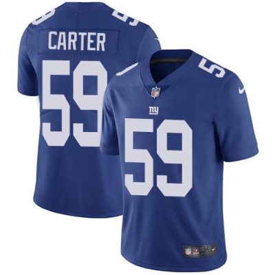 Nike New York Giants #59 Lorenzo Carter Royal Blue Team Color Men's Stitched NFL Vapor Untouchable Limited Jersey Men's