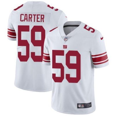 Nike New York Giants #59 Lorenzo Carter White Men's Stitched NFL Vapor Untouchable Limited Jersey Men's