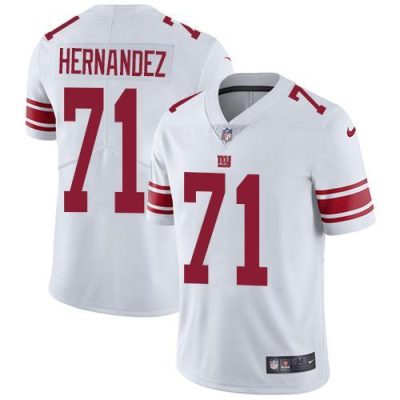 Nike New York Giants #71 Will Hernandez White Men's Stitched NFL Vapor Untouchable Limited Jersey Men's