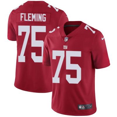 Nike New York Giants #75 Cameron Fleming Red Alternate Men's Stitched NFL Vapor Untouchable Limited Jersey Men's