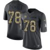 Nike New York Giants #78 Andrew Thomas Black Men's Stitched NFL Limited 2016 Salute to Service Jersey Men's