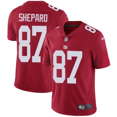 Nike New York Giants #87 Sterling Shepard Red Alternate Men's Stitched NFL Vapor Untouchable Limited Jersey Men's