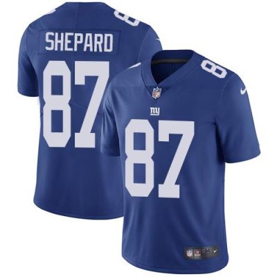Nike New York Giants #87 Sterling Shepard Royal Blue Team Color Men's Stitched NFL Vapor Untouchable Limited Jersey Men's