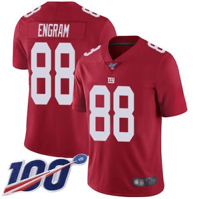 Nike New York Giants #88 Evan Engram Red Men's Stitched NFL Limited Inverted Legend 100th Season Jersey Men's