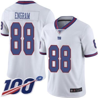 Nike New York Giants #88 Evan Engram White Men's Stitched NFL Limited Rush 100th Season Jersey Men's