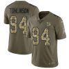 Nike New York Giants #94 Dalvin Tomlinson Olive/Camo Men's Stitched NFL Limited 2017 Salute To Service Jersey Men's