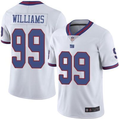 Nike New York Giants #99 Leonard Williams White Men's Stitched NFL Limited Rush Jersey Men's
